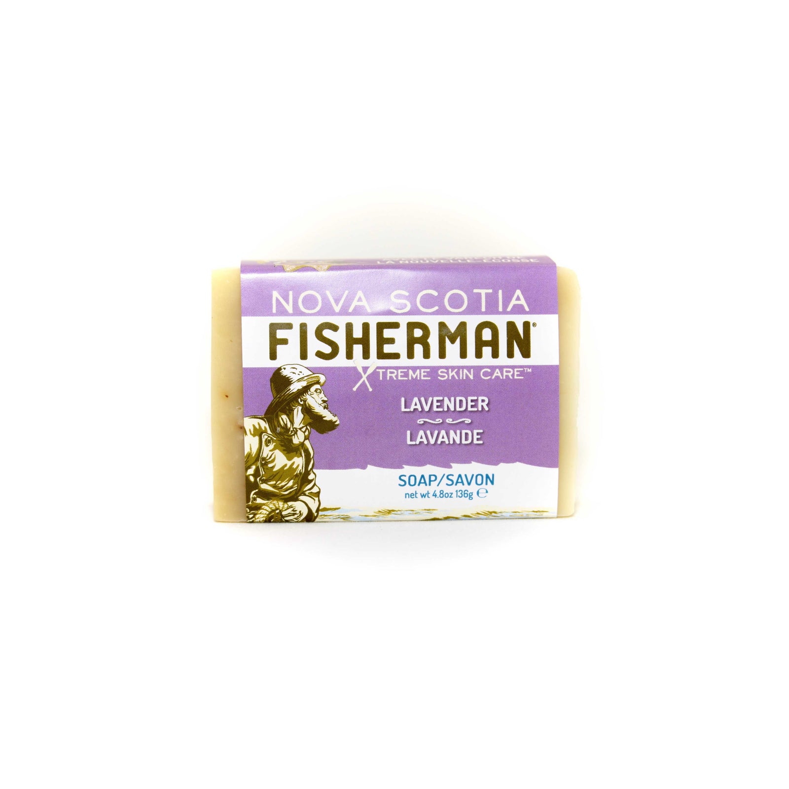 Hand & Face Soap Bar - Lavender & Shea - Nova Scotia Fisherman Sea Kelp Skincare