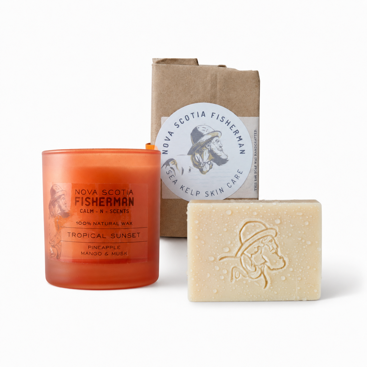 Tropical Sunset Candle + FREE Pineapple Mango & Melon Soap
