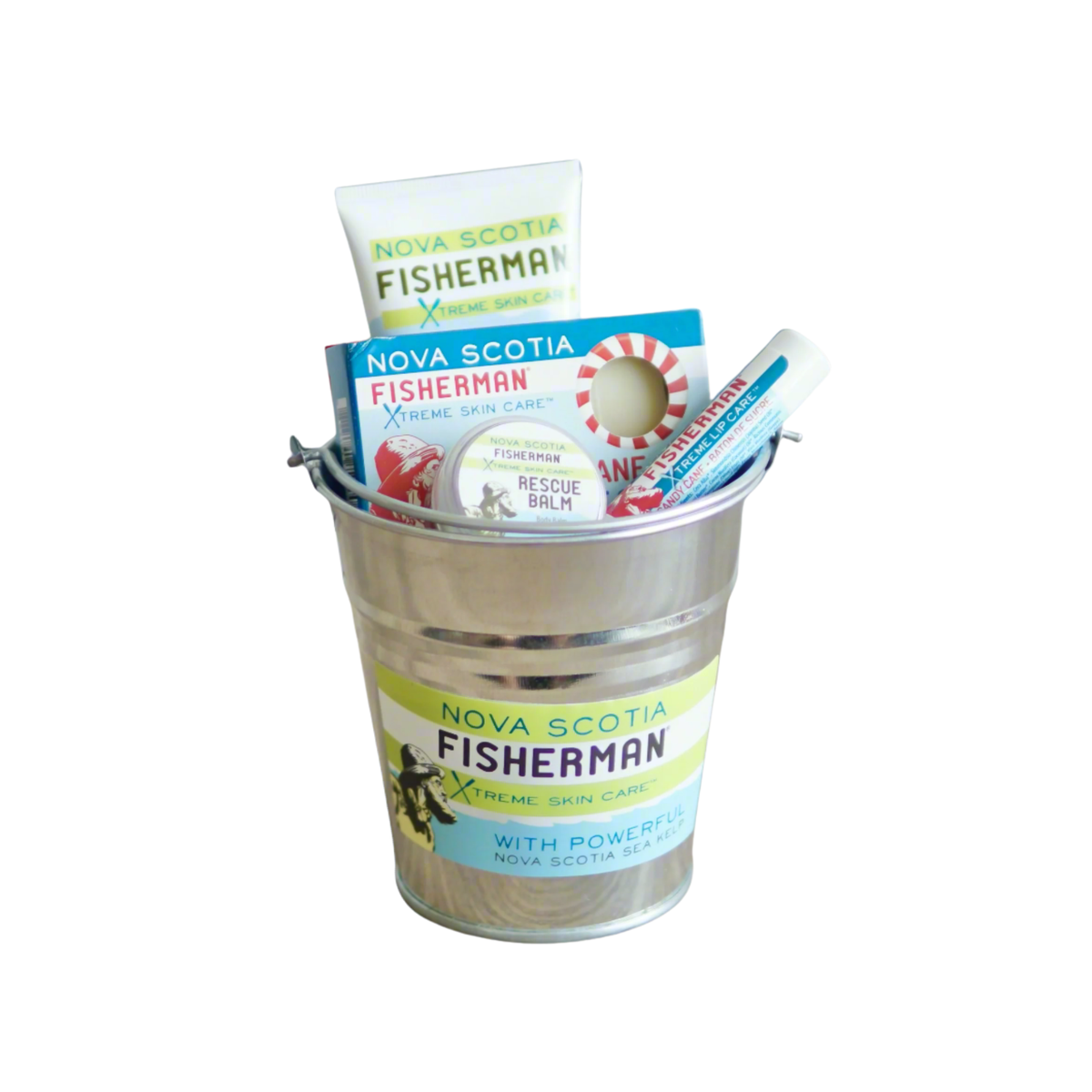 Candy Cane Bucket Set