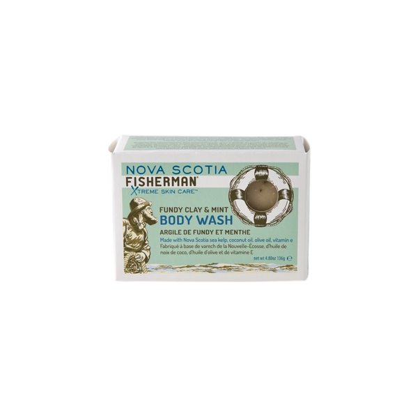 Nova Scotia Fisherman Fundy Clay and Mint soap bar