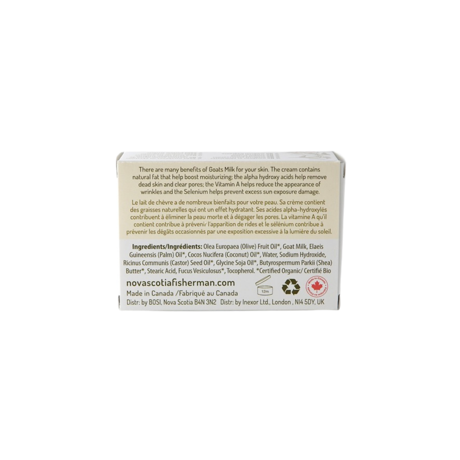 Soap Bar - Goat's Milk (Unscented)