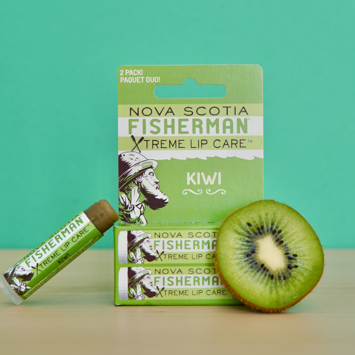 Two Pack Lip Balm Kiwi Nova Scotia Fisherman