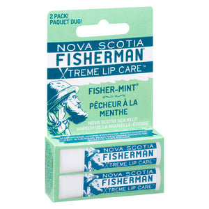 Lip Balm - Fishermint (Double Pack) - Nova Scotia Fisherman Sea Kelp Skincare 