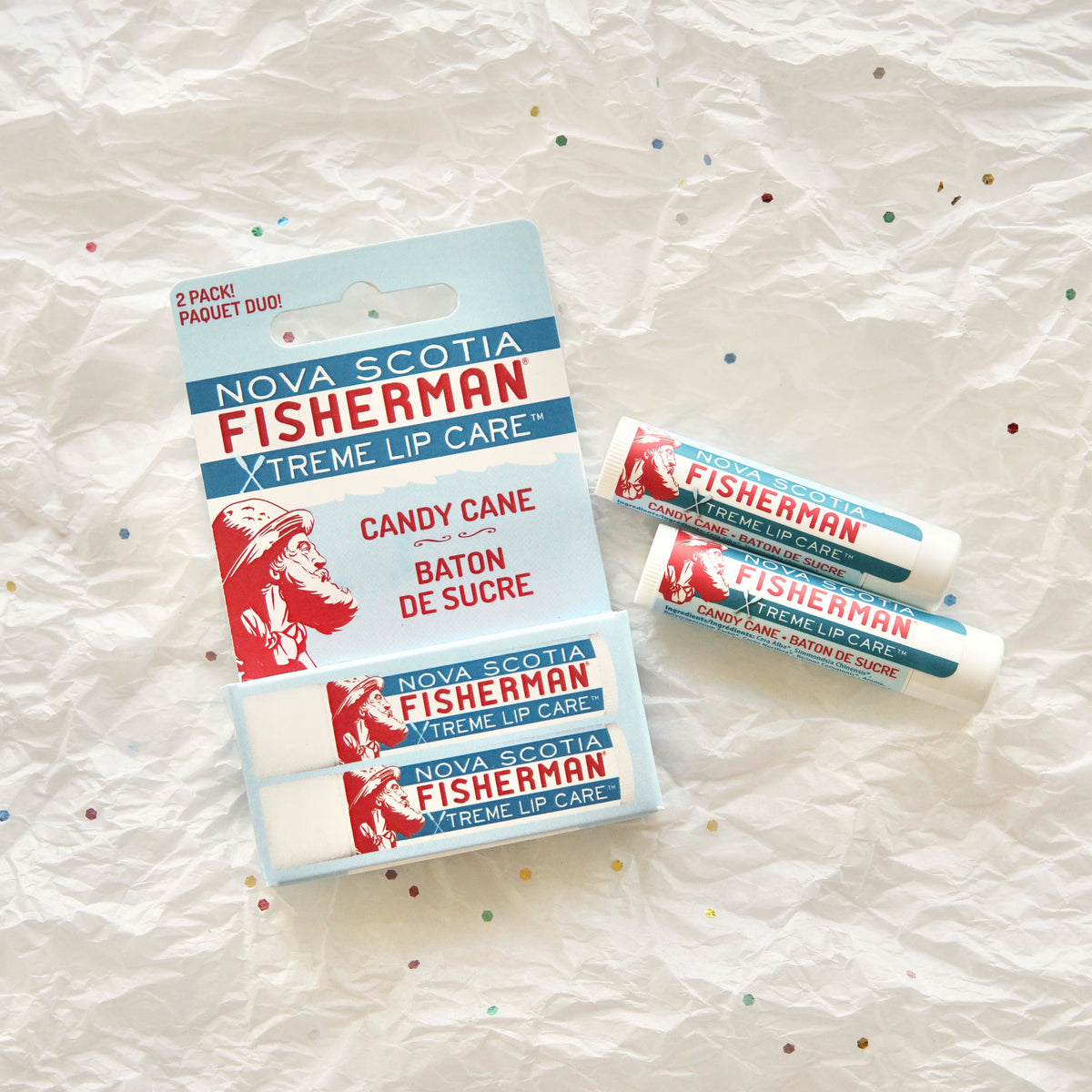 Two Pack Lip Balm - Candy Cane Mint