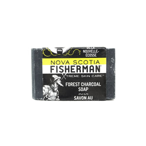 Hand & Face Soap Bar - Forest Charcoal - Nova Scotia Fisherman Sea Kelp Skincare 