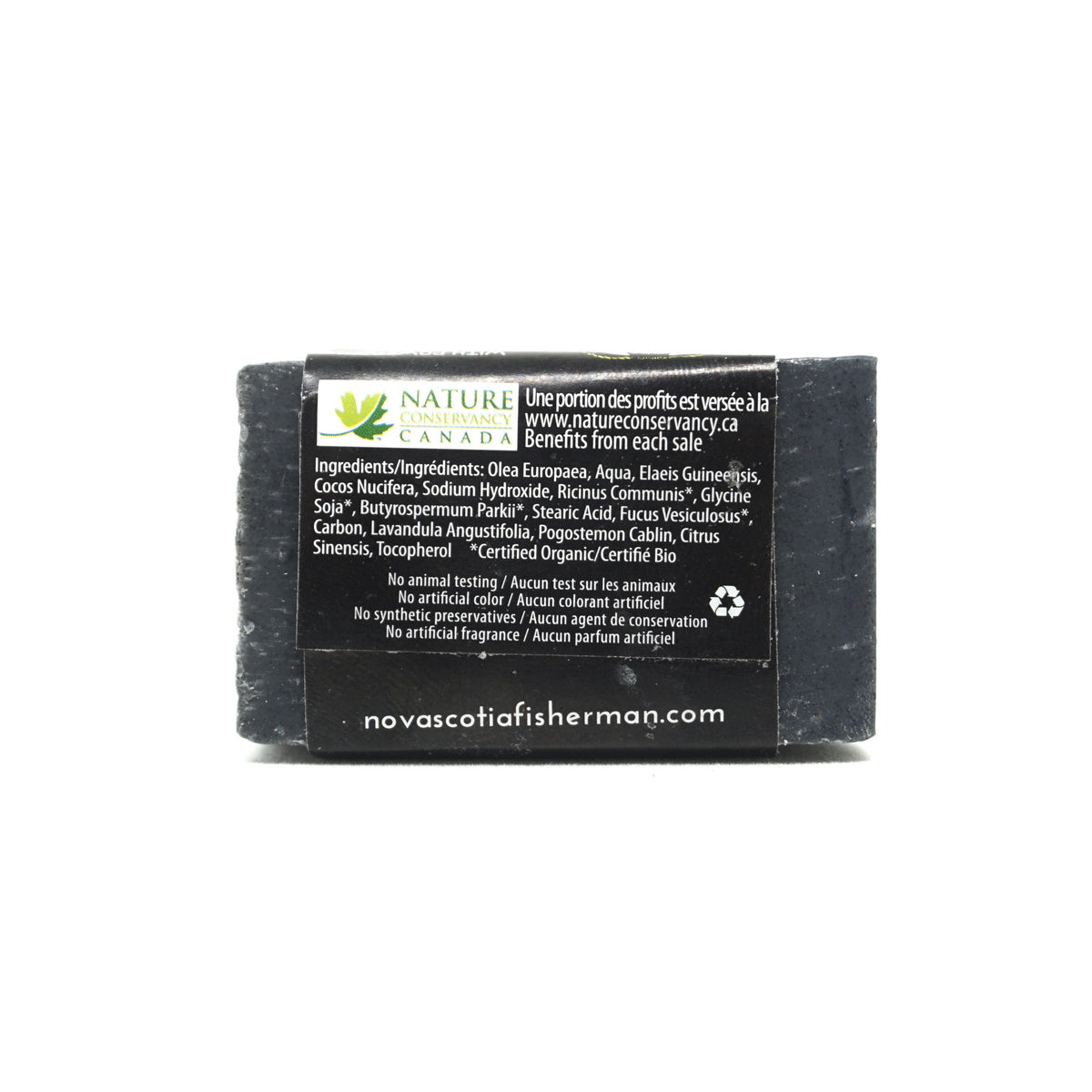 Hand &amp; Face Soap Bar - Forest Charcoal - Nova Scotia Fisherman Sea Kelp Skincare 