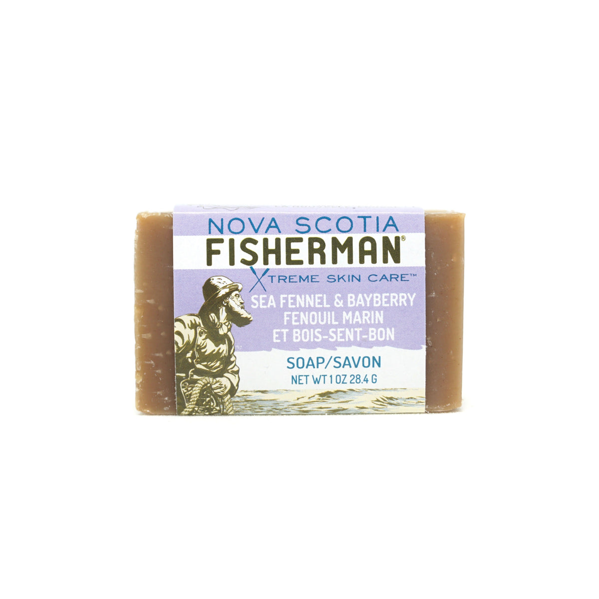 Hand &amp; Face Soap Bar - Sea Fennel and Bayberry - Nova Scotia Fisherman Sea Kelp Skincare 