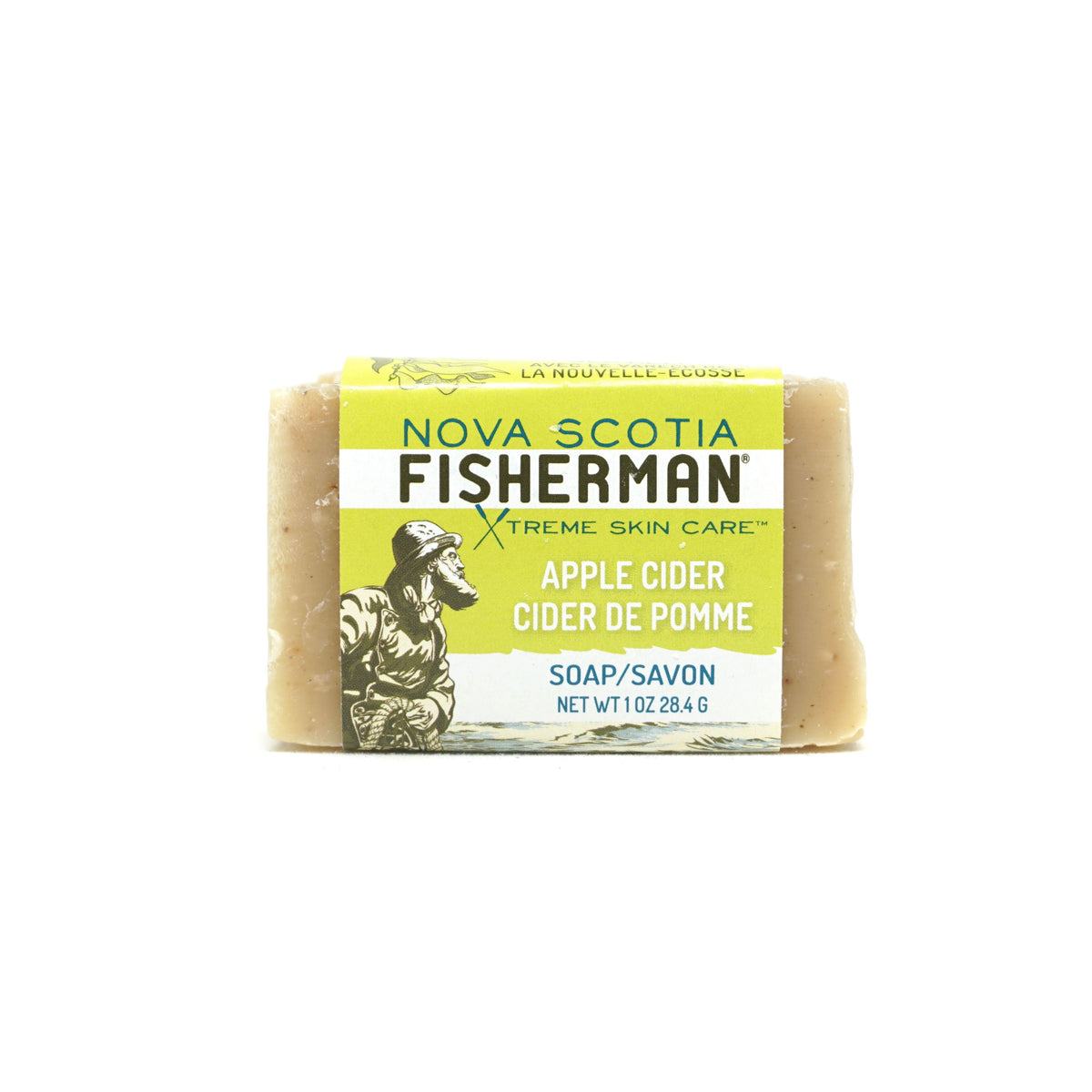 Hand &amp; Face Soap Bar -Apple Cider &amp; Cinnamon - Nova Scotia Fisherman Sea Kelp Skincare 