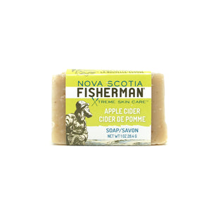 Hand & Face Soap Bar -Apple Cider & Cinnamon - Nova Scotia Fisherman Sea Kelp Skincare 