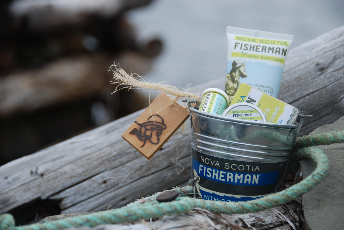 Captain&#39;s Gift Bucket - Nova Scotia Fisherman Sea Kelp Skincare 