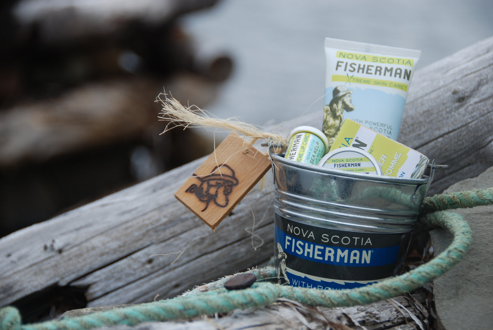 Captain's Gift Bucket - Nova Scotia Fisherman Sea Kelp Skincare 