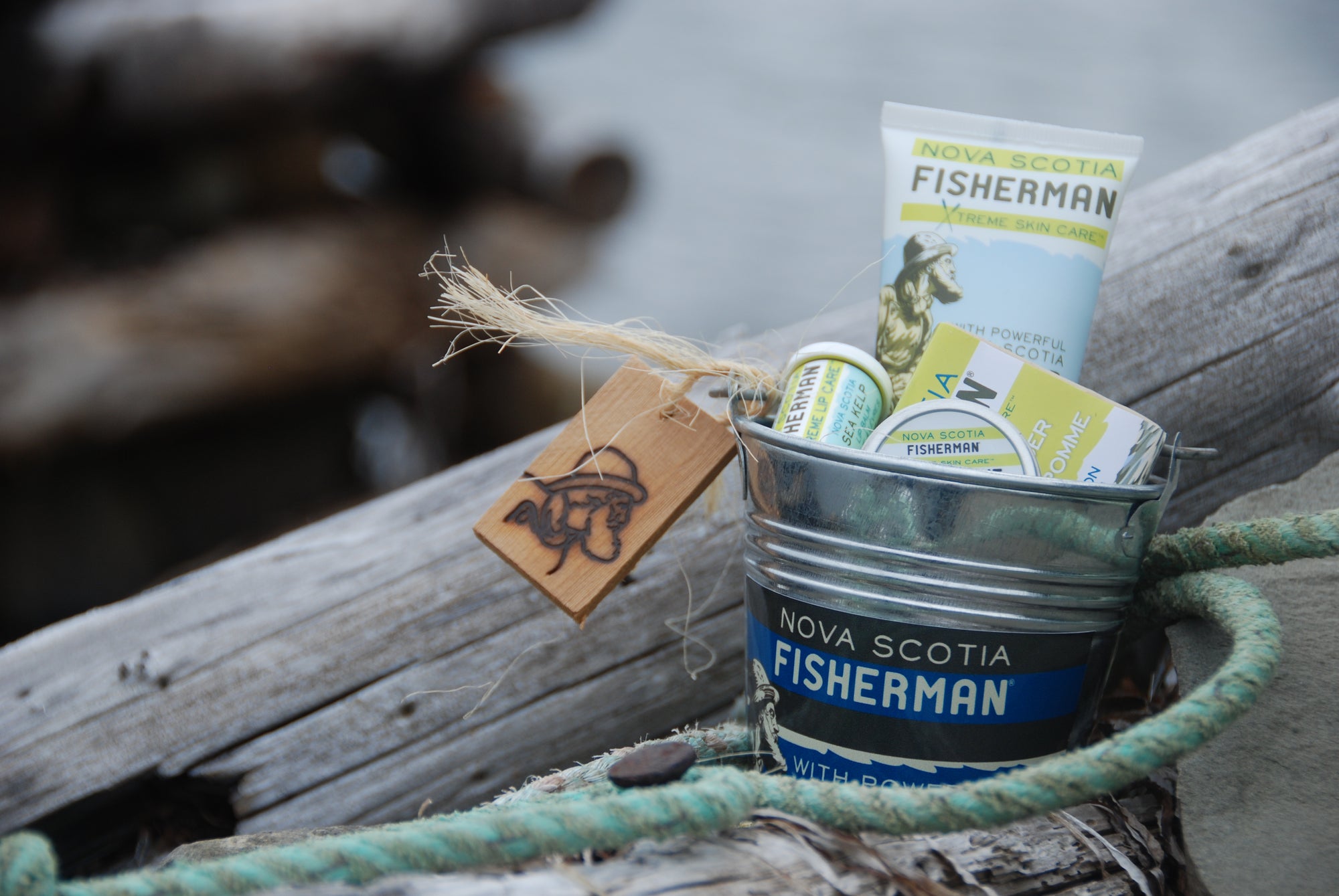 Captain's Gift Bucket - Nova Scotia Fisherman Sea Kelp Skincare 