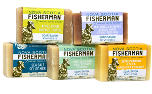 Mini Natural Bar Soaps - 5 Pack - Nova Scotia Fisherman Sea Kelp Skincare 