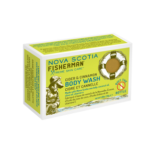 New! Body Wash Bar - Cider & Cinnamon - Nova Scotia Fisherman Sea Kelp Skincare 