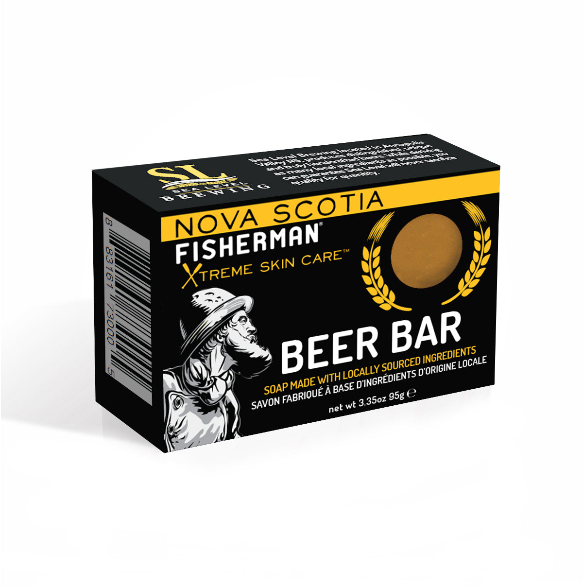 Natural Bar Soap - Beer Bar - Nova Scotia Fisherman Sea Kelp Skincare 