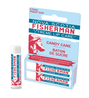 Limited Stock! Lip Balm - Candy Cane (Double Pack) - Nova Scotia Fisherman Sea Kelp Skincare 