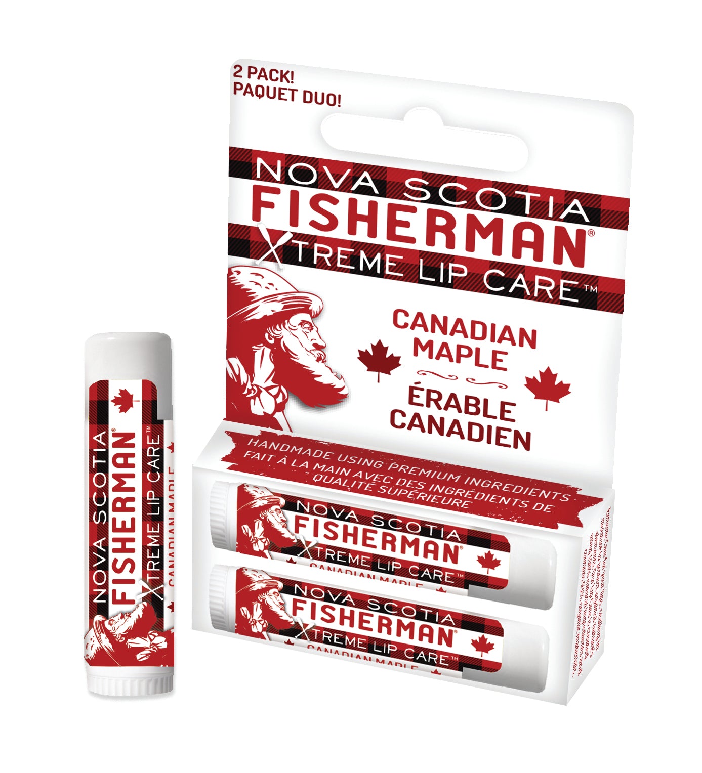 Lip Balm - Canadian Maple (Double Pack) - Nova Scotia Fisherman Sea Kelp Skincare 