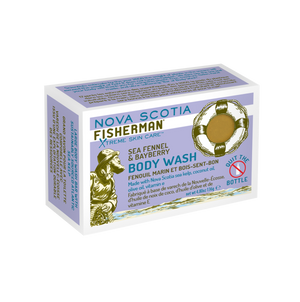 New! Body Wash Bar - Sea Fennel and Bayberry - Nova Scotia Fisherman Sea Kelp Skincare 